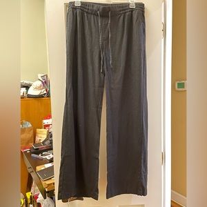 Black linen/rayon pants